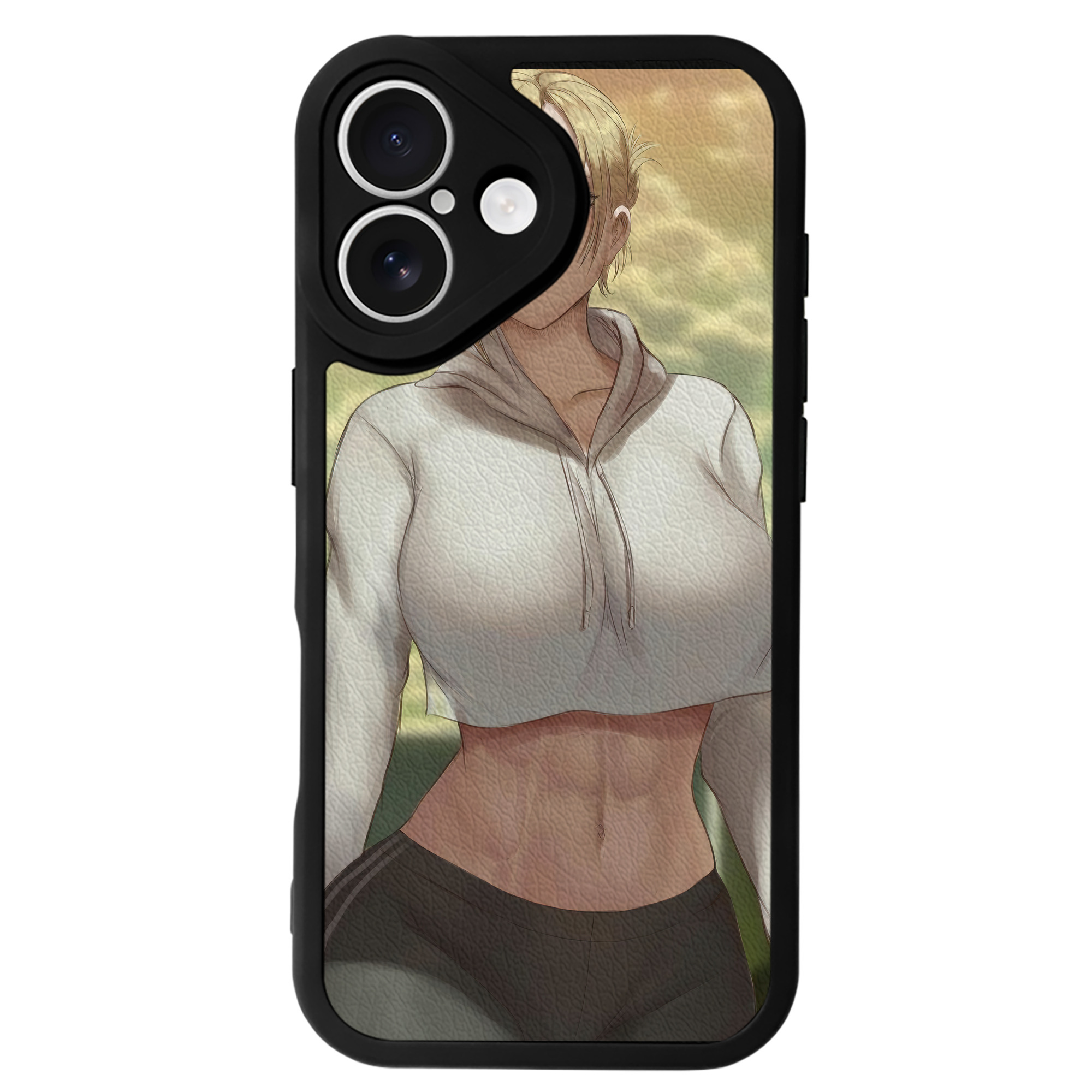 （画像用） 進撃の巨人 Attack on Titan 【iPhone 16シリーズ対応】シリコンスマホケース（レザー調） 材質：シリコン